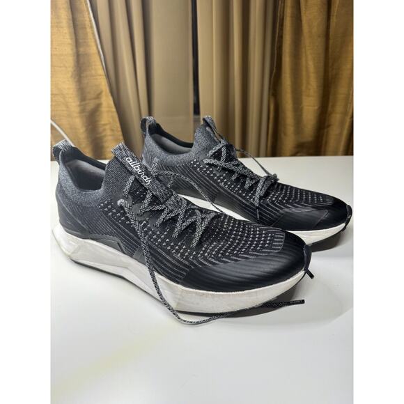 Allbirds Men’s Tree Flyer 2 Size 12 Natural Black Blizzard Sole - Picture 1 of 16